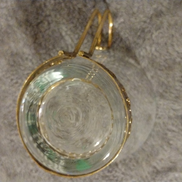 2pc Irish Coffee cup with gold tone metal holder. - Picture 5 of 5